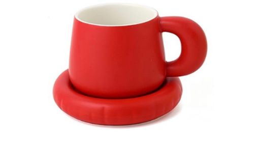 صورة كاسات قهوة حجم كبير ملونة احمر 